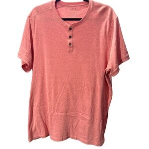 Apt. 9 Men's Coral Short Sleeve Henley